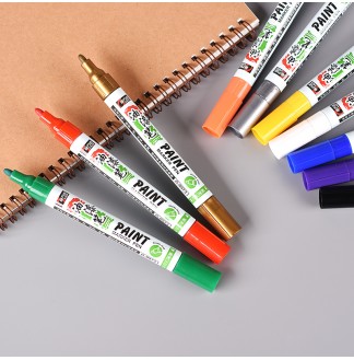 油性墨水大铝管可倒扣笔盖油漆笔(G-0973)