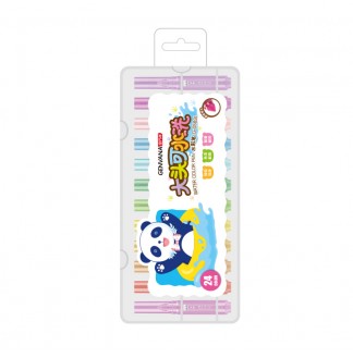 大头可水洗粗杆熊猫24色水彩笔(G-05831)