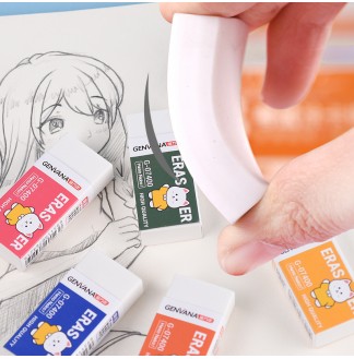 4B尼可彩色小号橡皮擦