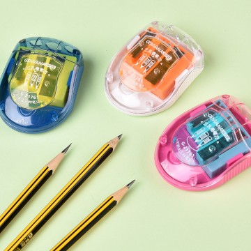 三孔大口径粗细木杆铅笔卷笔刀