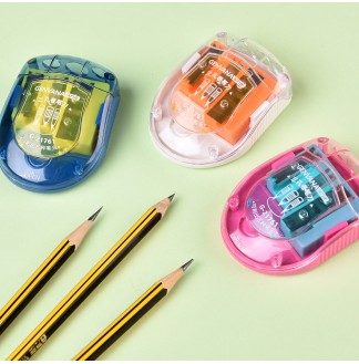 三孔大口径粗细木杆铅笔卷笔刀